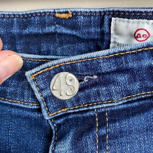 AG Adriano Goldschmied Blue Straight Leg Jeans - Picture 4 of 13